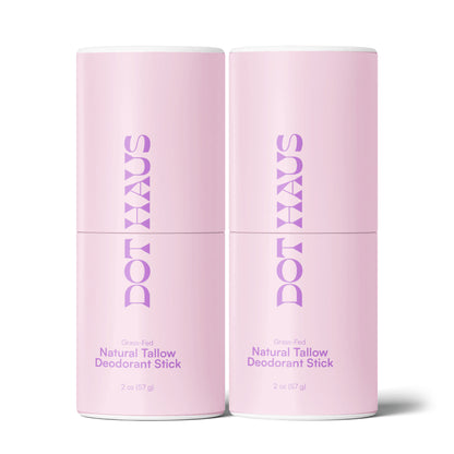 2 Pack Natural Tallow Deodorant Stick
