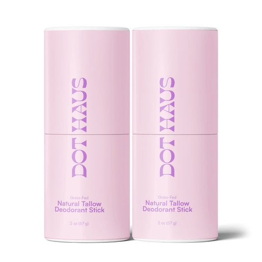 2 Pack Natural Tallow Deodorant Stick